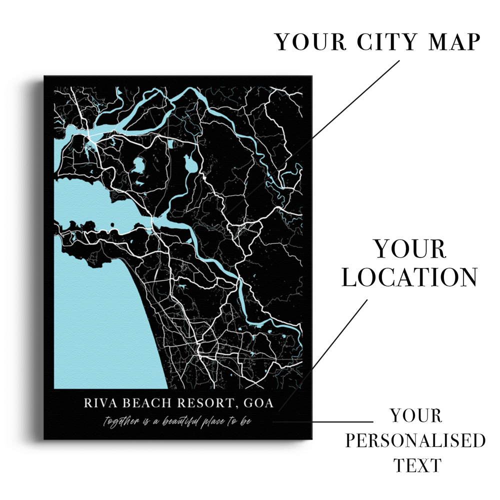 Map Art - Ink City