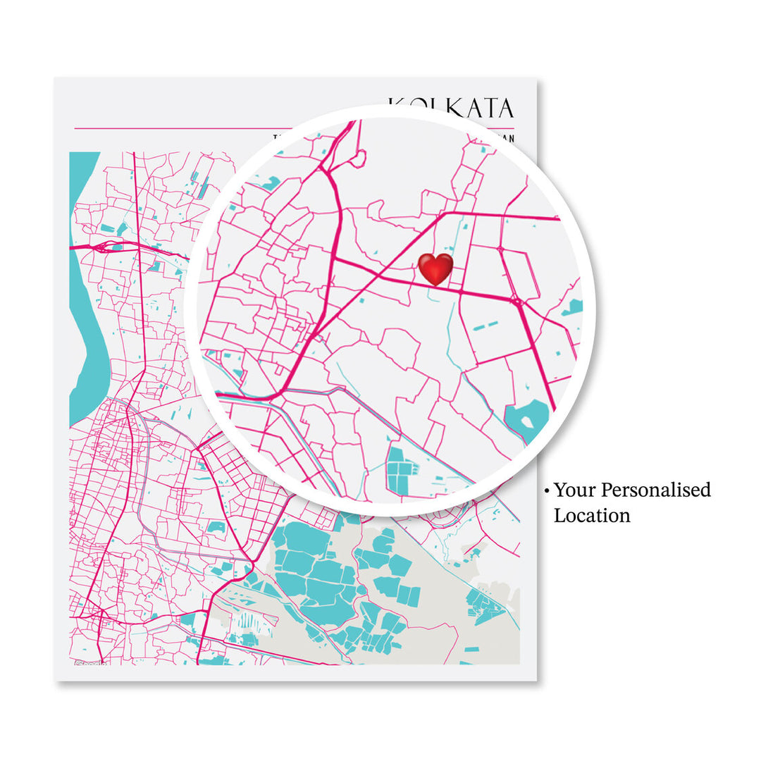 Personalized Street Map Art - Halcyon Blush - XS / Matte Paper / Rolled Art - Nook At You