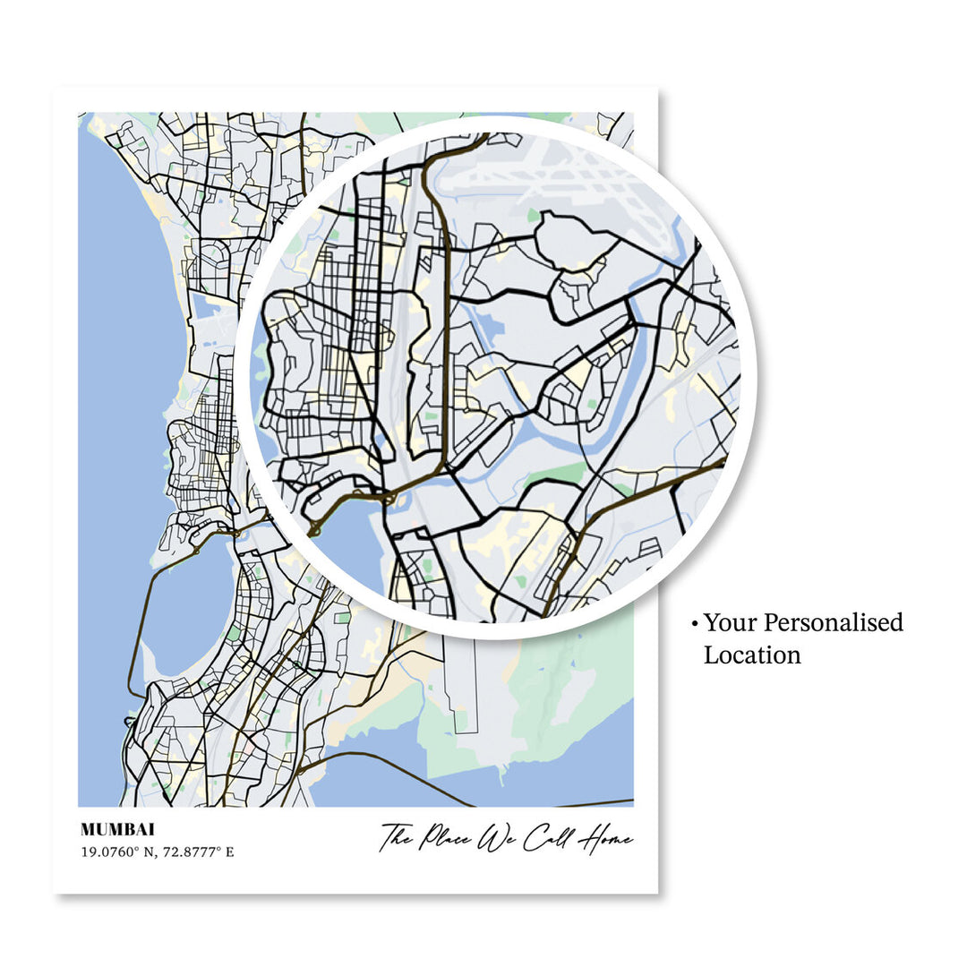 Custom Street Map Art - The Habitat - XS / Matte Paper / Rolled Art - Nook At You