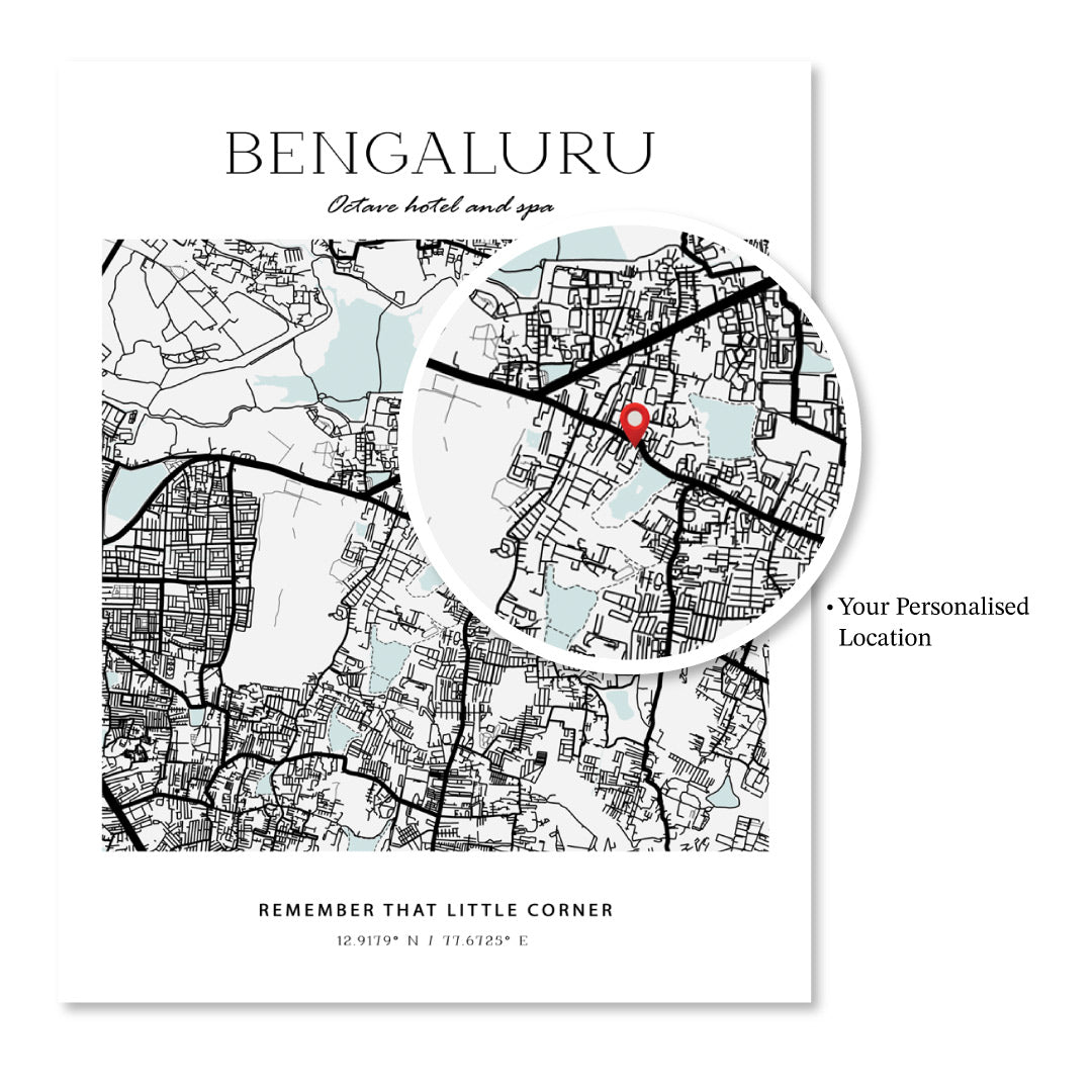 Personalised Map Art - Ethereal Streetscapes - XS / Canvas / Rolled Art - Nook At You