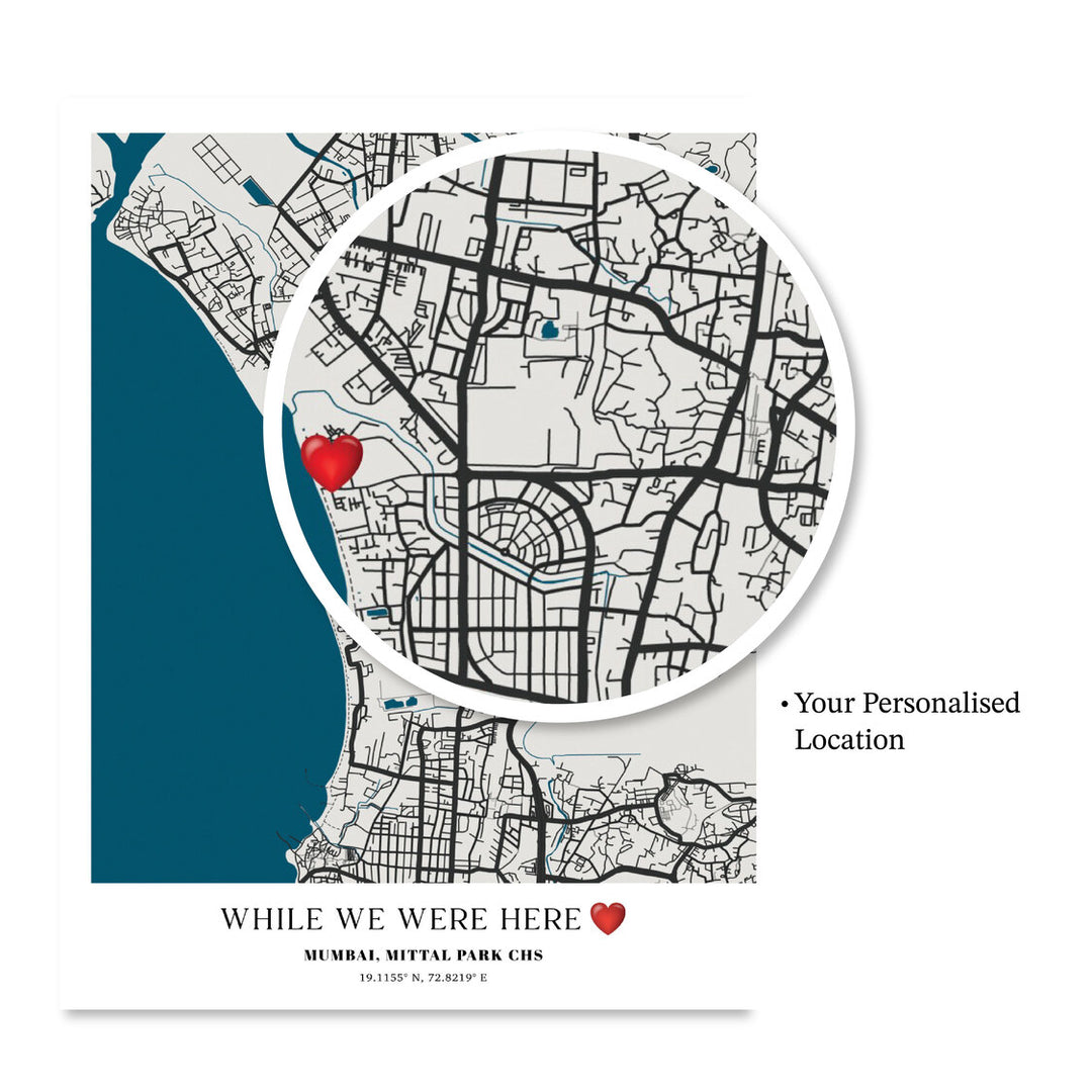Street Map Art - Midnight Metropolis - XS / Matte Paper / Rolled Art - Nook At You