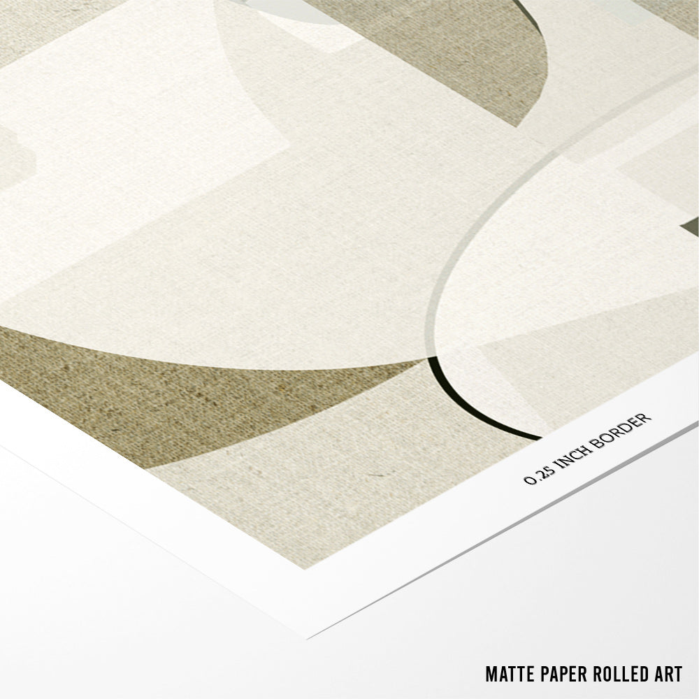 Neutral Curves 1 Art Prints - XS / Matte Paper / Rolled Art - Nook At You