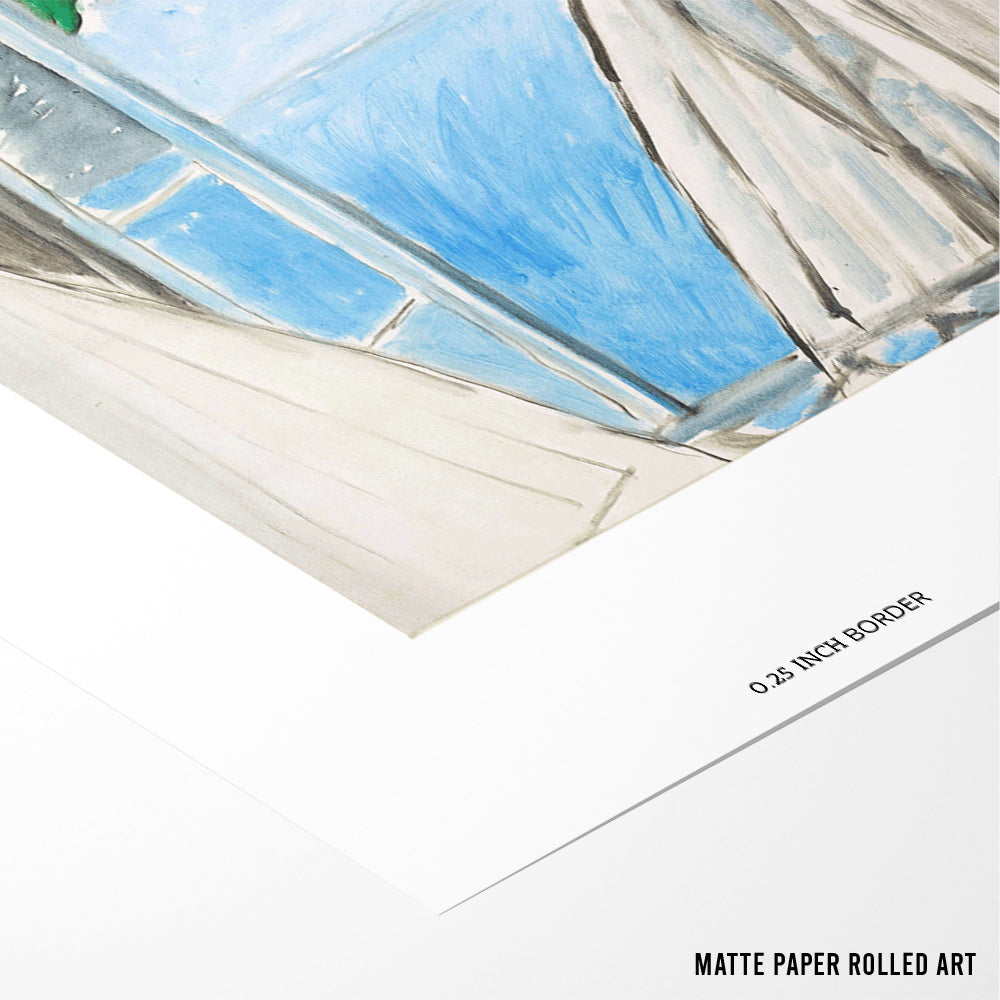La Fenêtre Ouverte Wall Art Print - XS / Matte Paper / Rolled Art - Nook At You