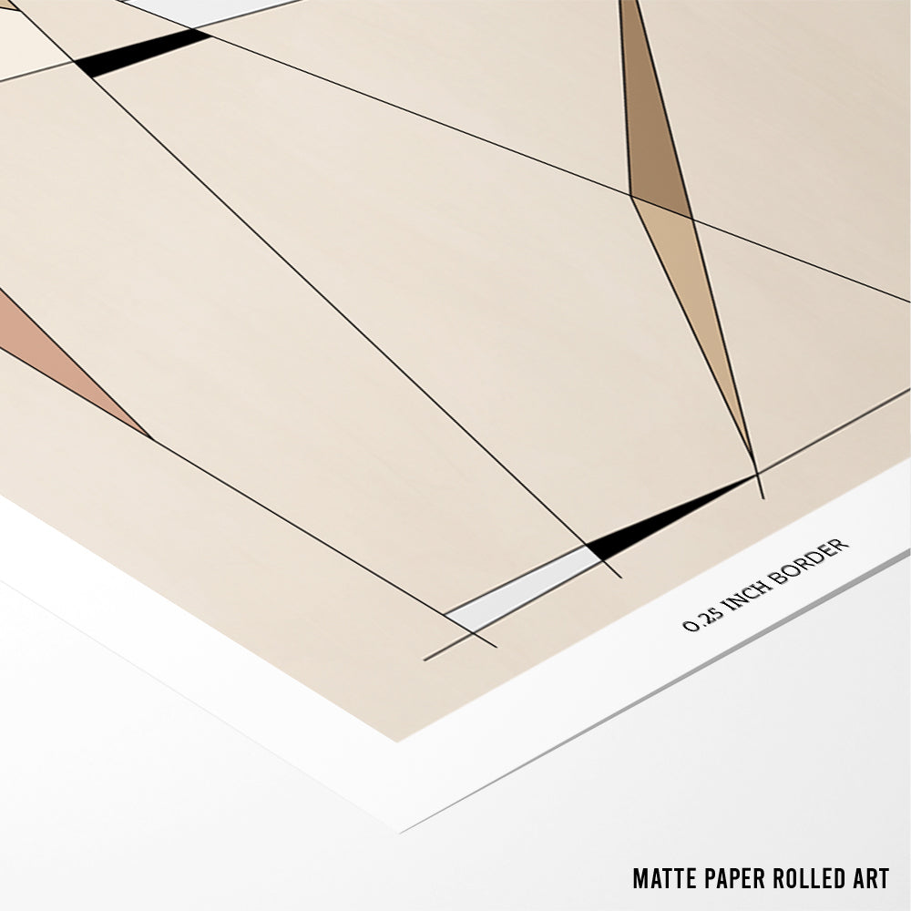 Terra Tones – Modern Canvas Painting - XS / Matte Paper / Rolled Art - Nook At You