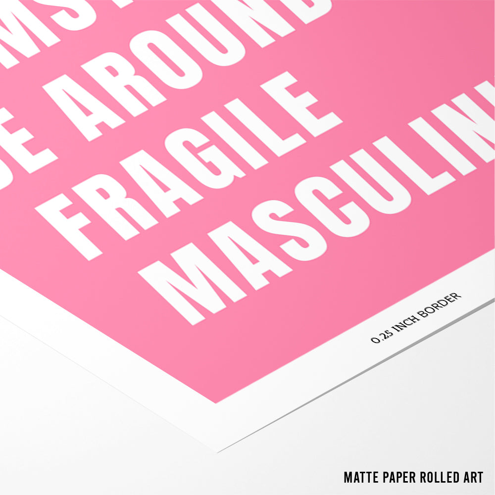 Clumsy Meets Fragility Wall Art Print - XS / Matte Paper / Rolled Art - Nook At You