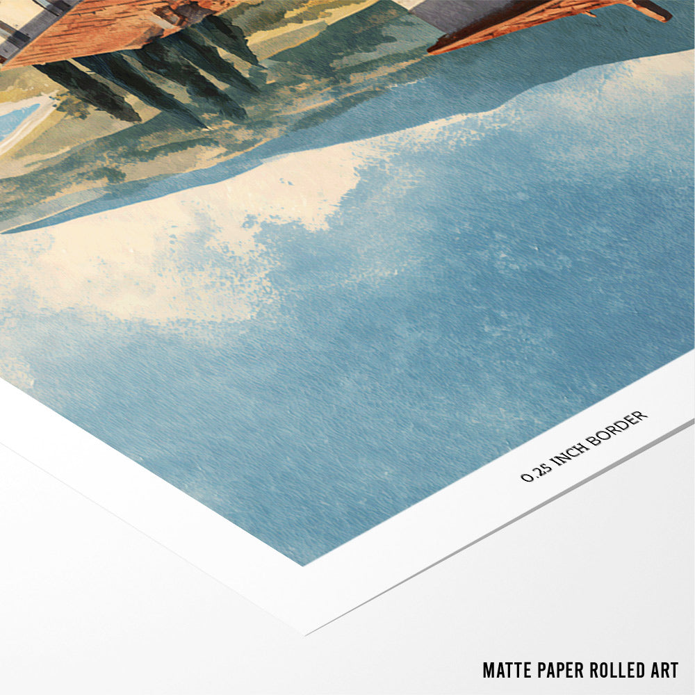 Sips & Silence Canvas Painting - XS / Matte Paper / Rolled Art - Nook At You