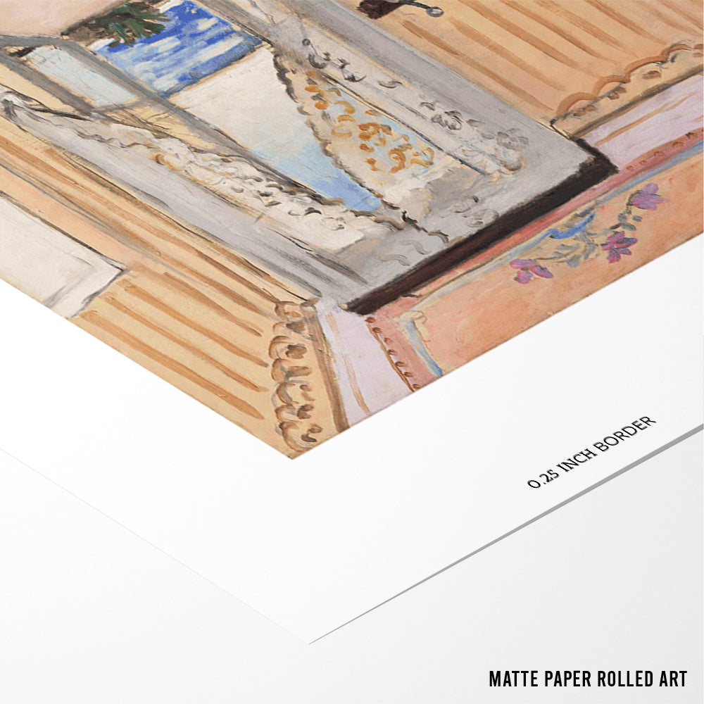 Henri Matisse - Ma Chambre Au Beau Rivage Boarder - XS / Matte Paper / Rolled Art - Nook At You