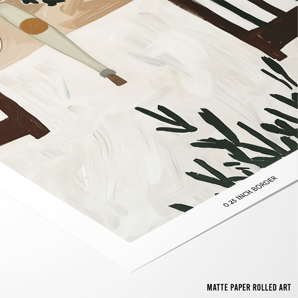 Pasta for Two Art Print - XS / Matte Paper / Rolled Art - Nook At You