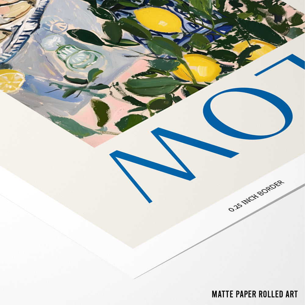 Slow Living Wall Art Poster - XS / Matte Paper / Rolled Art - Nook At You