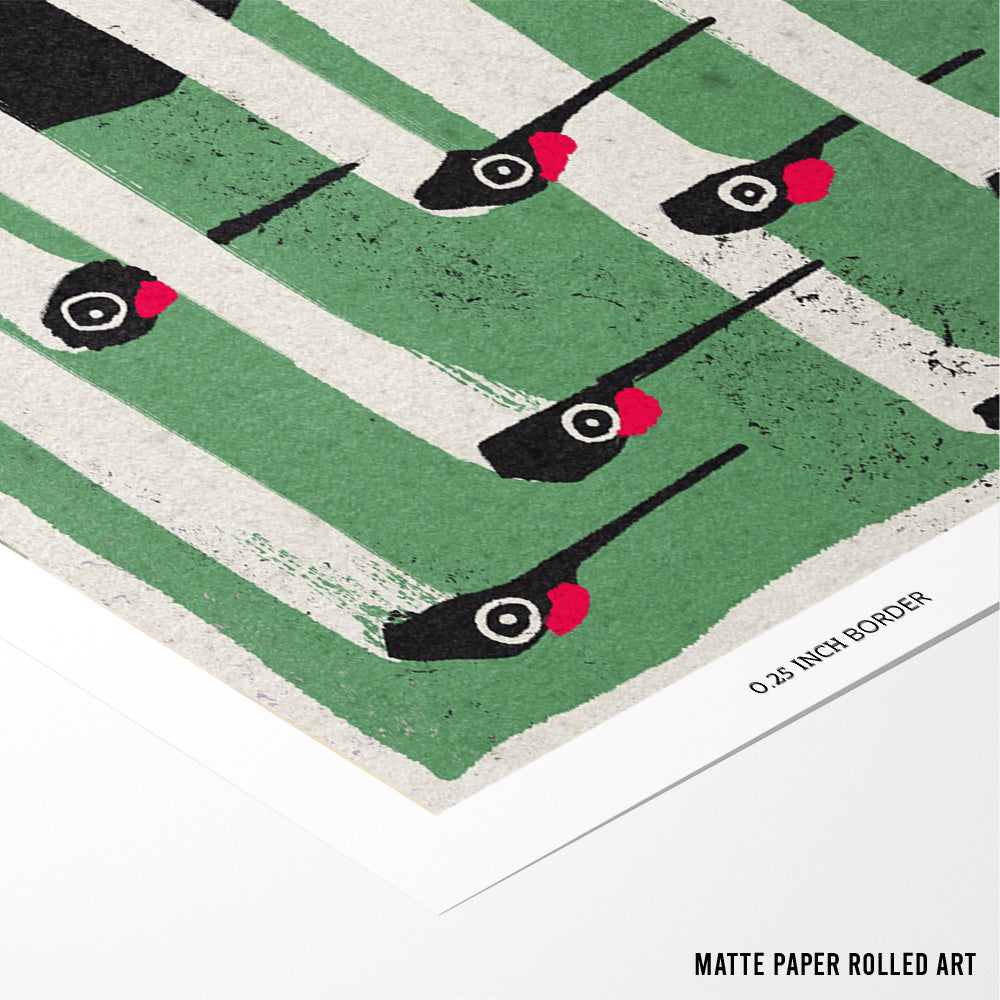 The Flock Wall Art Print - XS / Matte Paper / Rolled Art - Nook At You