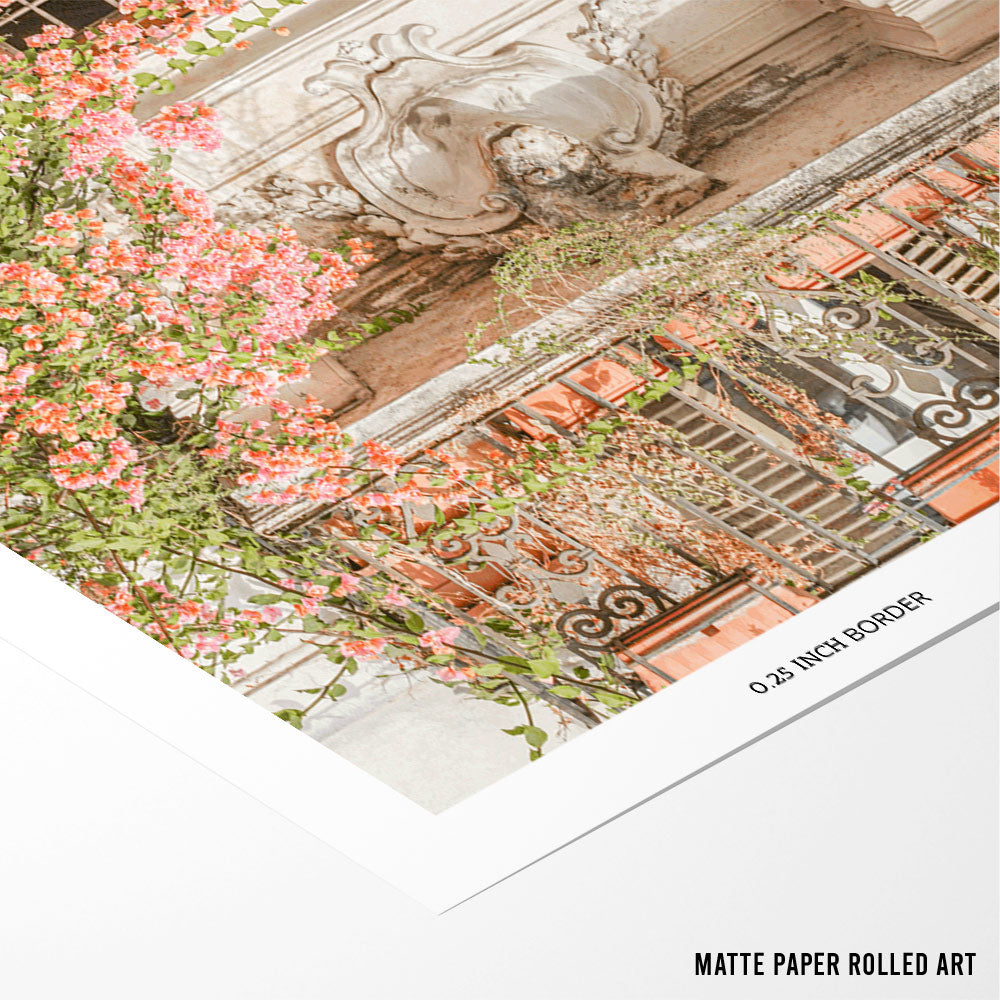 Floral Entry Wall Art Print - XS / Matte Paper / Rolled Art - Nook At You