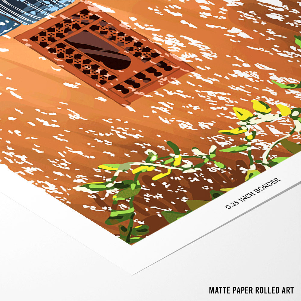 A Relaxed Afternoon Boho Wall Art - XS / Matte Paper / Rolled Art - Nook At You