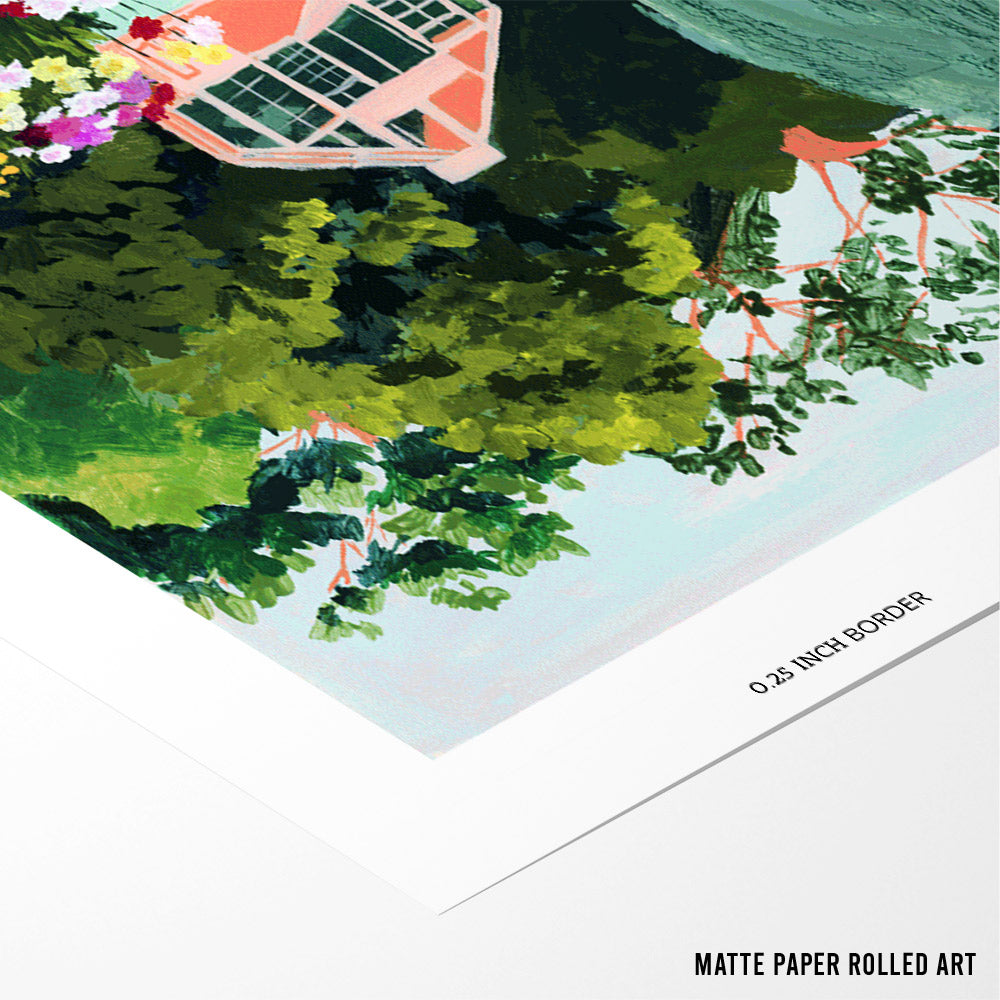 In Bloom Landscape Wall Art - XS / Matte Paper / Rolled Art - Nook At You