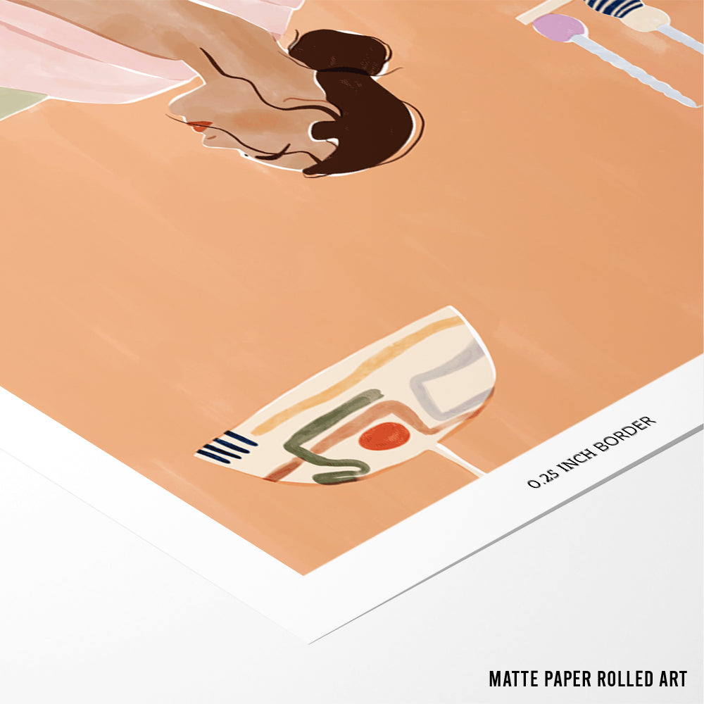 Retro Soul Wall Art Poster - XS / Matte Paper / Rolled Art - Nook At You