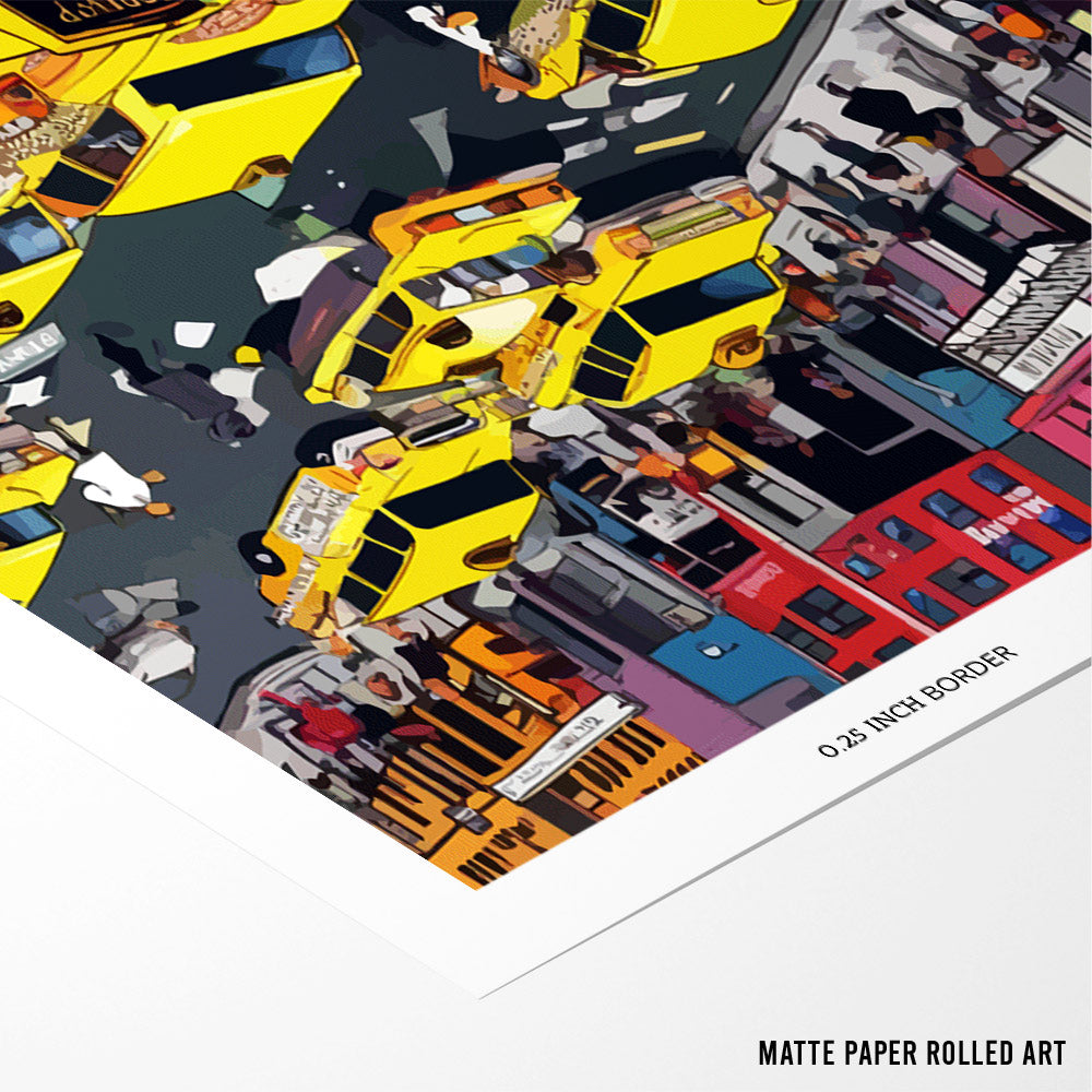 New York Minute Bedroom Wall Art - XS / Matte Paper / Rolled Art - Nook At You