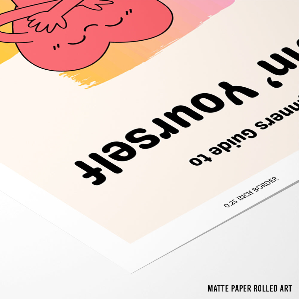 Embrace with Joy Canvas Painting - XS / Matte Paper / Rolled Art - Nook At You