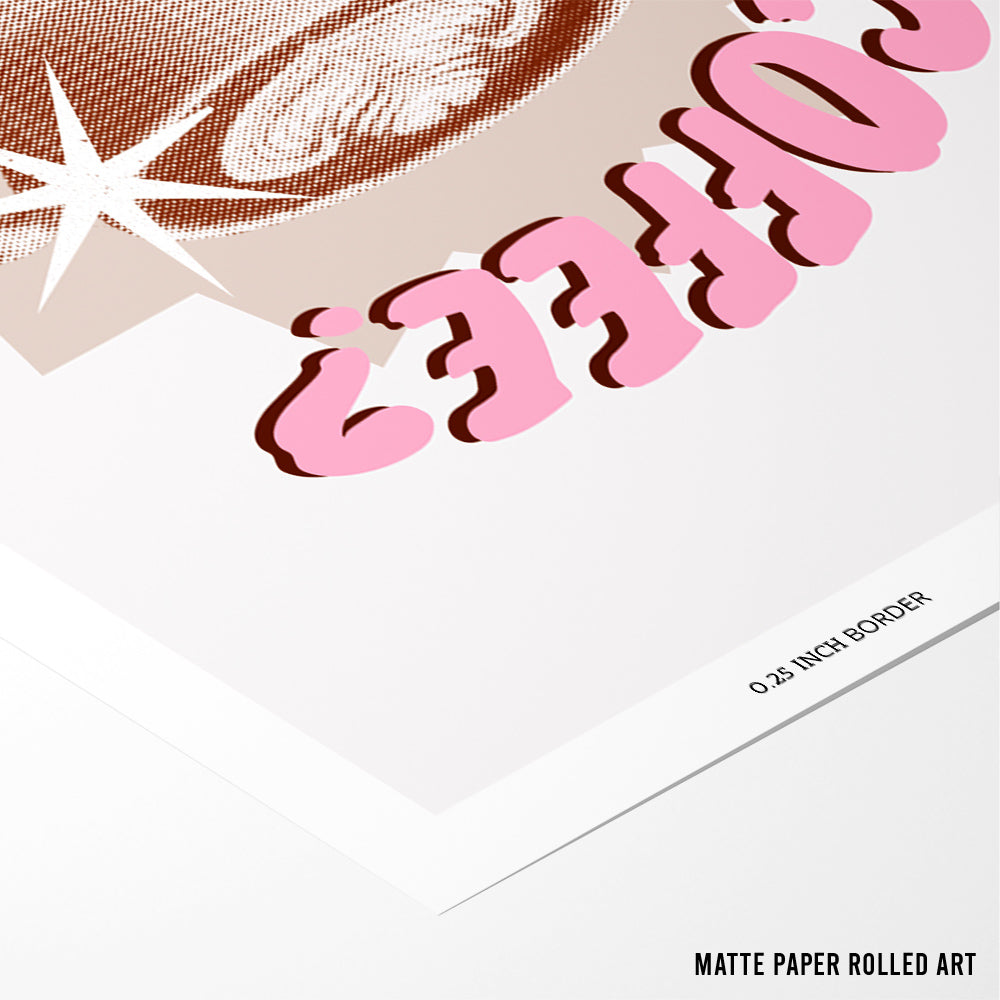 Cup of Joy Wall Art Poster - XS / Matte Paper / Rolled Art - Nook At You
