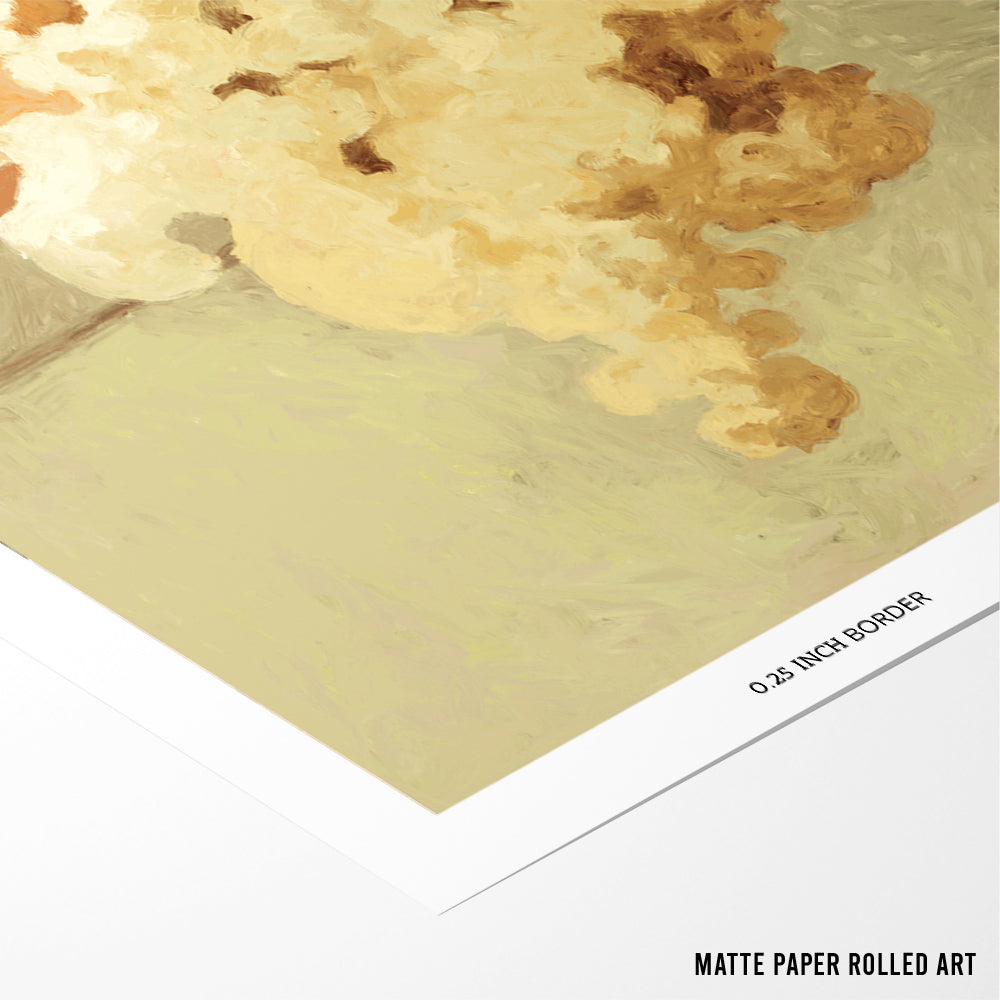 Golden Hour Petals Boho Artwork - XS / Matte Paper / Rolled Art - Nook At You