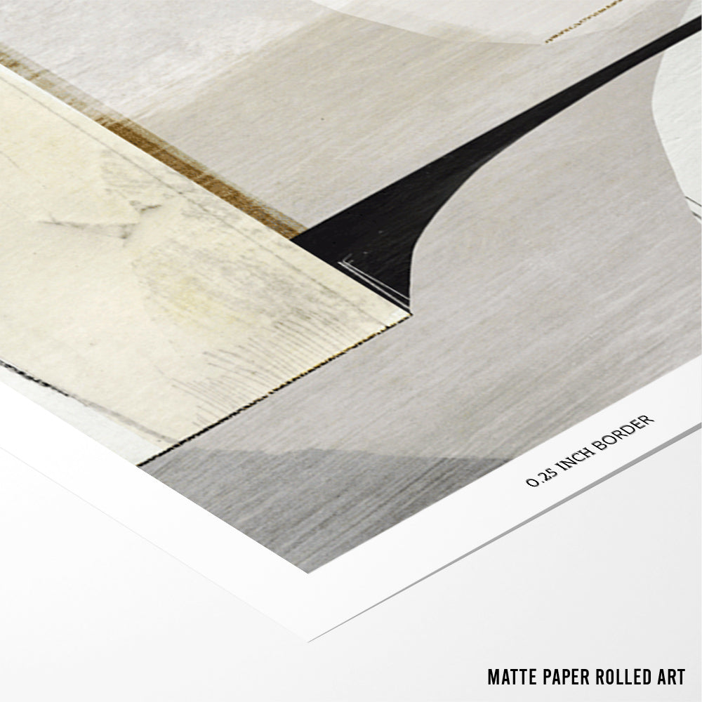 Guidance Abstract Painting - XS / Matte Paper / Rolled Art - Nook At You