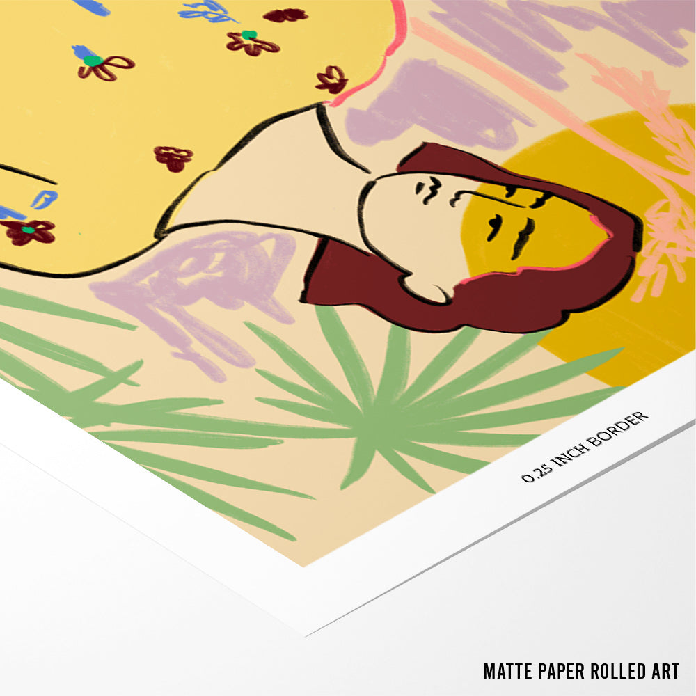 Woman With Apple Canvas Print - 5XL / Canvas / Rolled Art - Nook At You