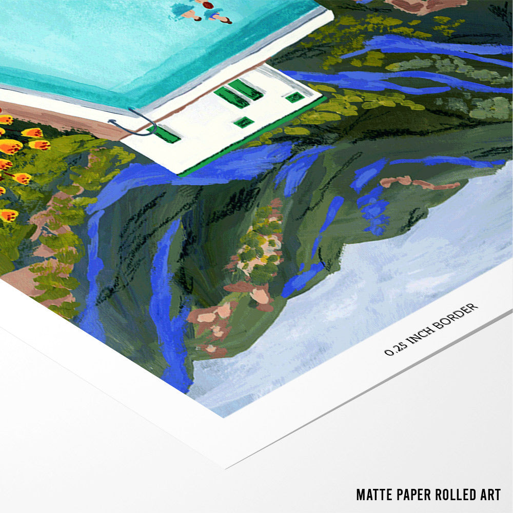 Hotsprings Canvas Print - XS / Matte Paper / Rolled Art - Nook At You