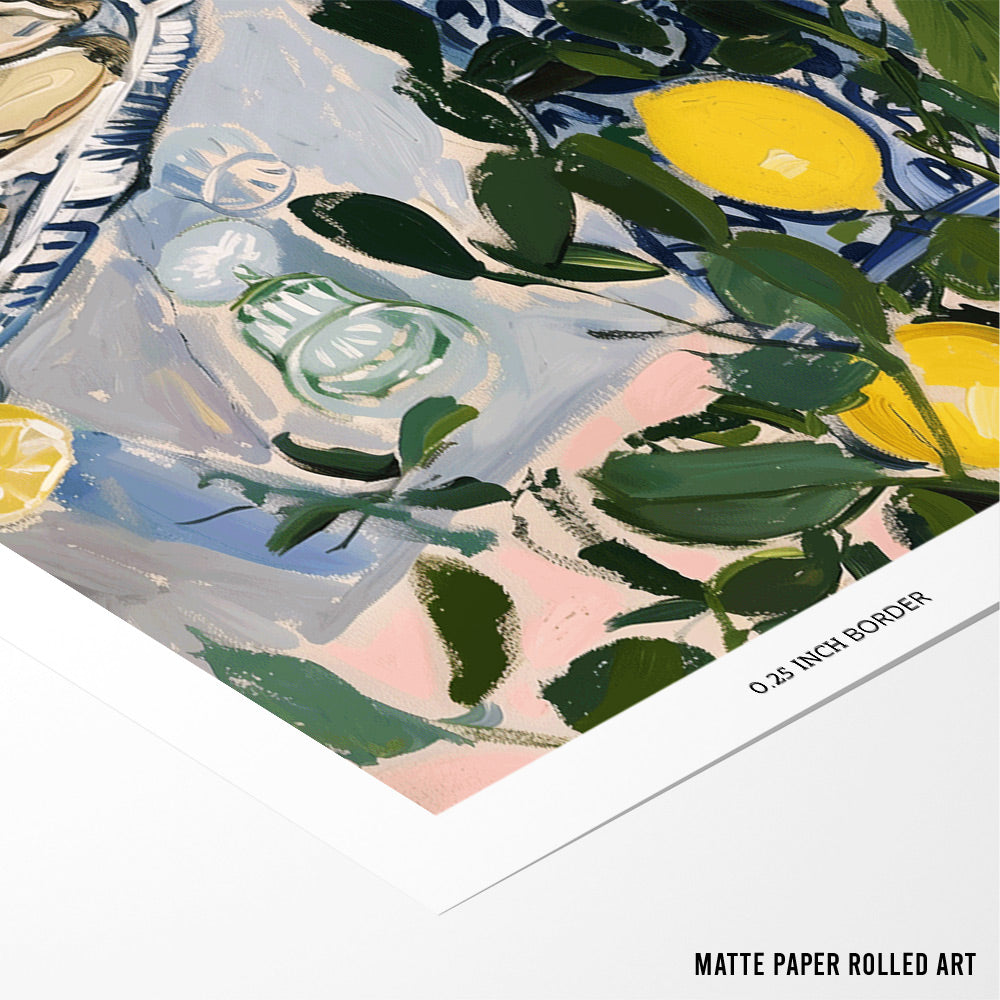 Sunday Table Wall Art Print - XS / Matte Paper / Rolled Art - Nook At You