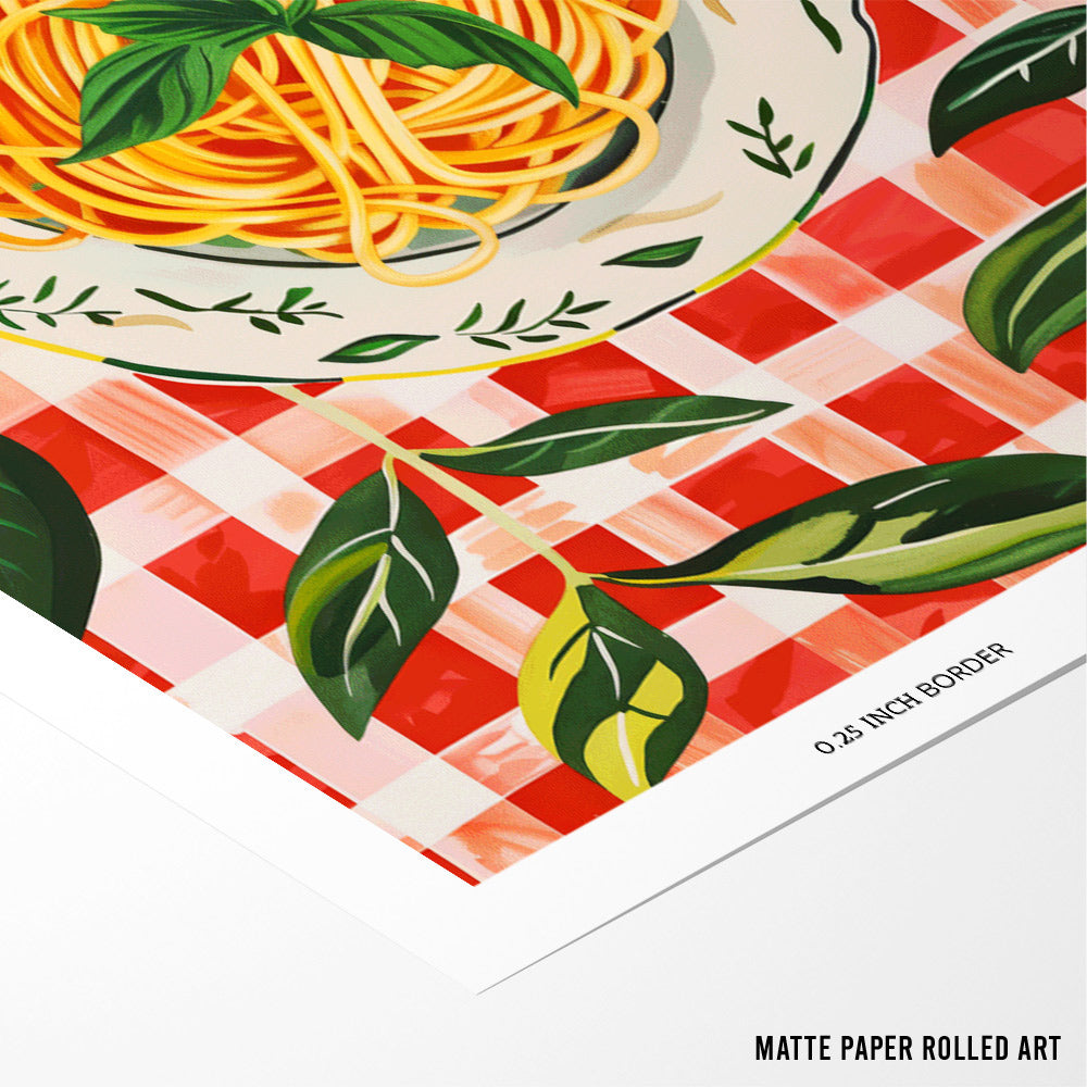 Pasta and Passion Wall Art Print - 5XL / Canvas / Rolled Art - Nook At You