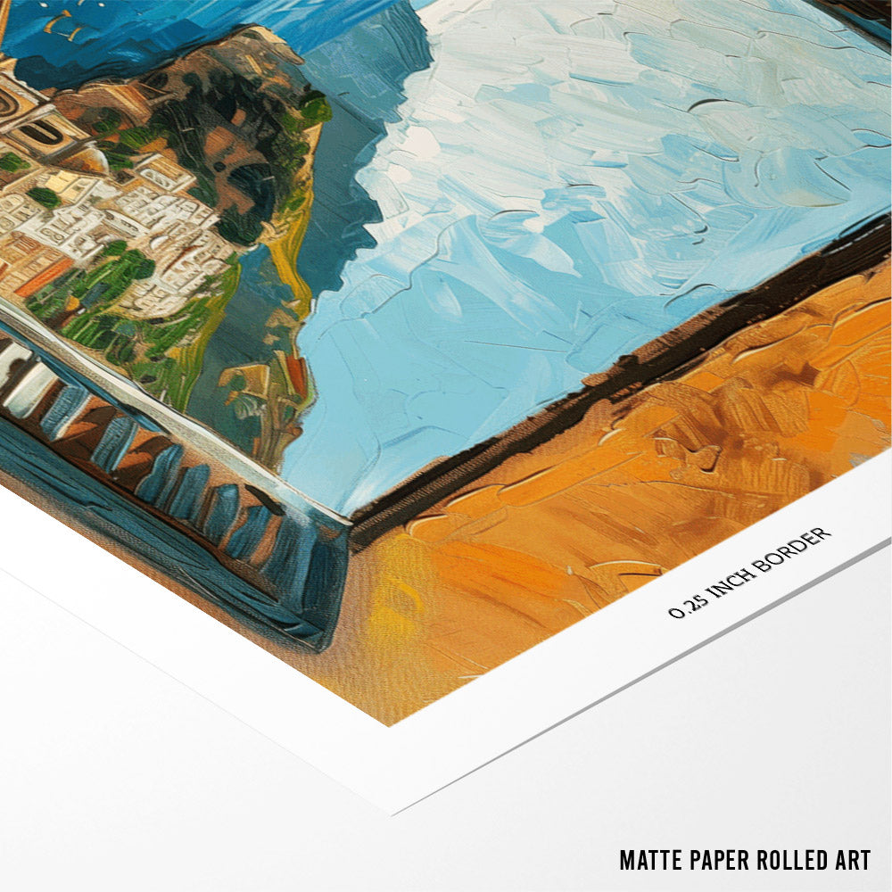 The View Landscape Art Print - XS / Matte Paper / Rolled Art - Nook At You