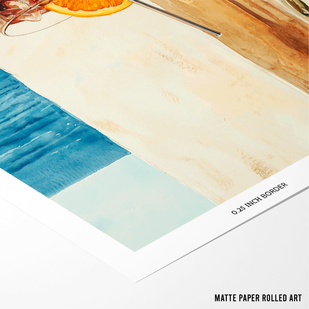 Sunlit Sips Dining Room Wall Art - XS / Matte Paper / Rolled Art - Nook At You