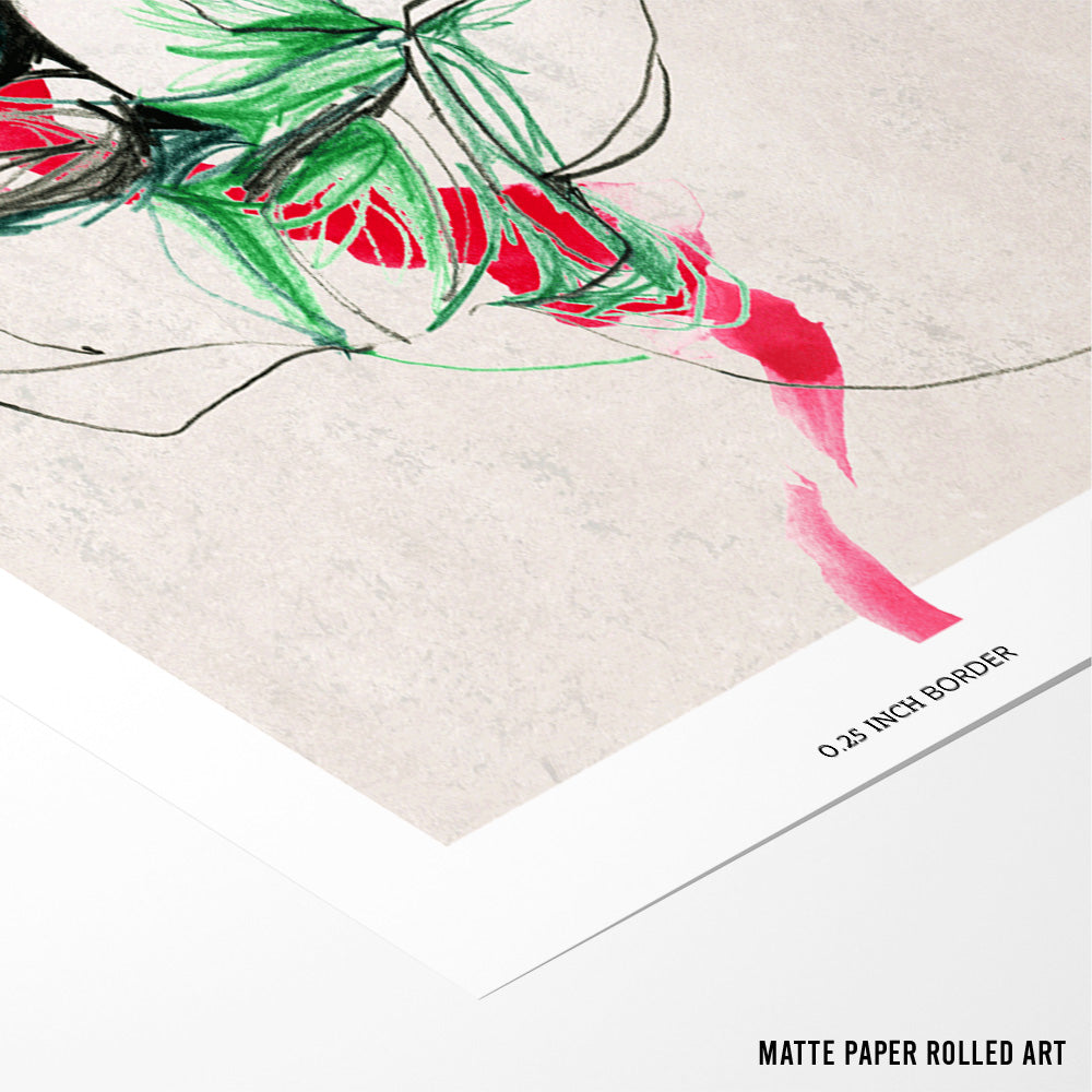 Mystic Petals Dance Wall Art Poster - XS / Matte Paper / Rolled Art - Nook At You