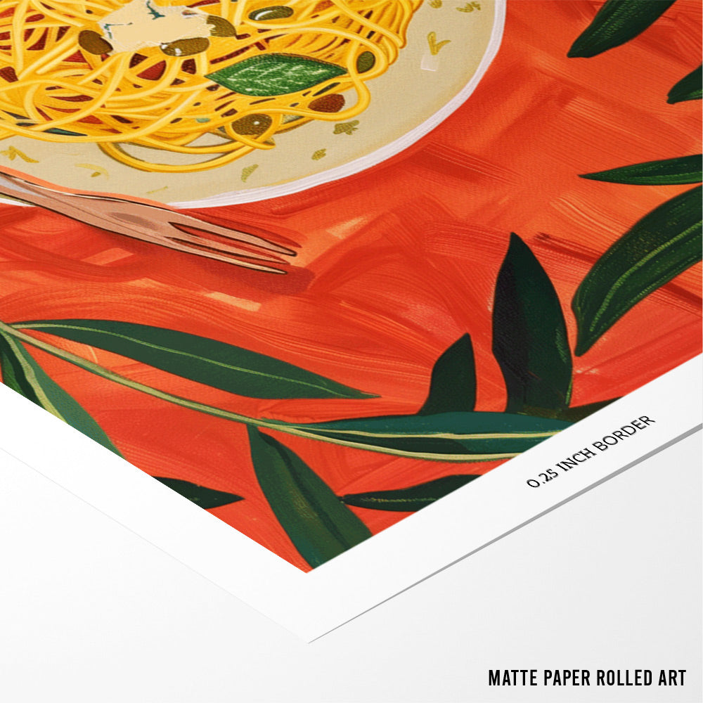 Al Dente Spaghetti Wall Art Poster - 5XL / Canvas / Rolled Art - Nook At You