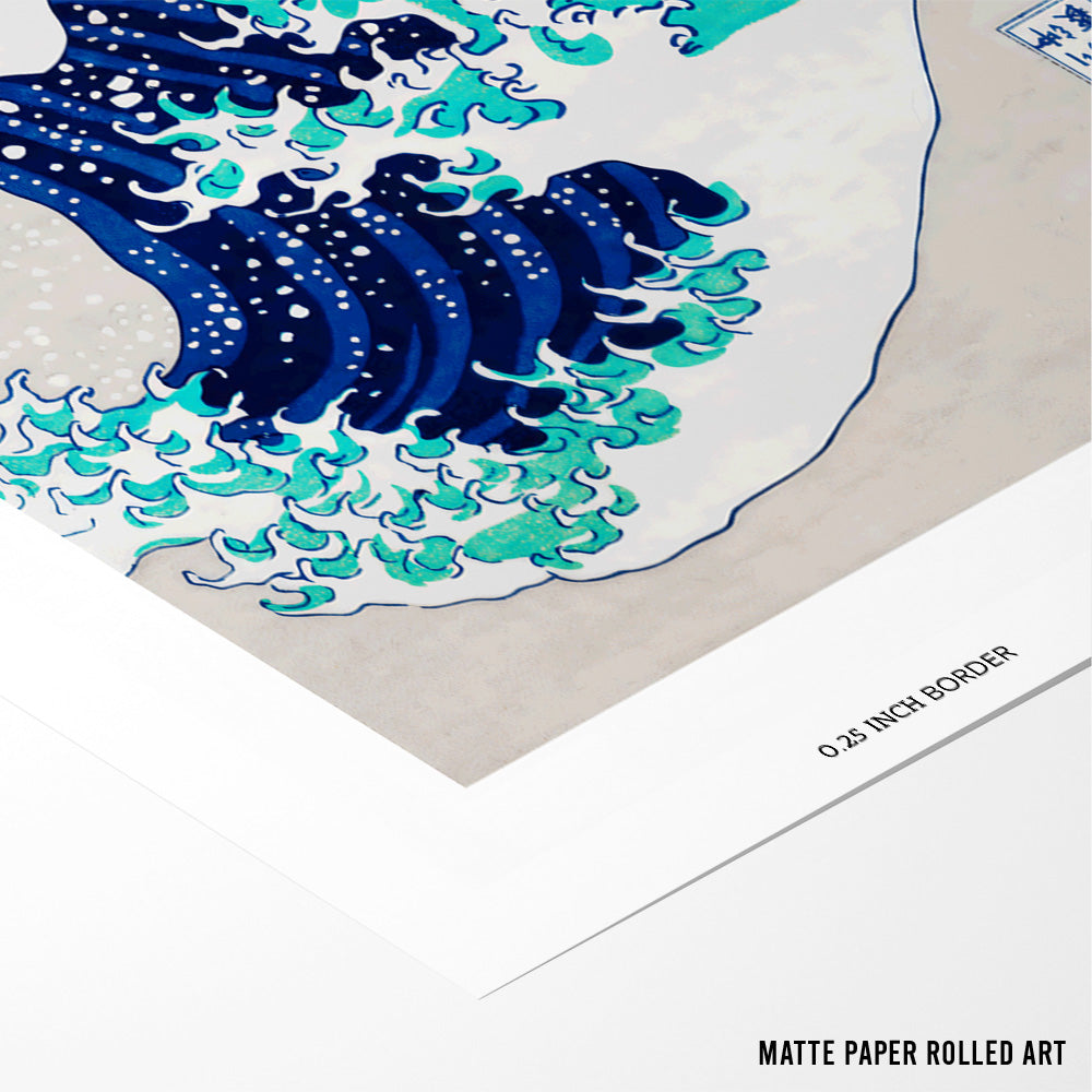 Katsushika Hokusai - the great wave off kanagawa - XS / Matte Paper / Rolled Art - Nook At You
