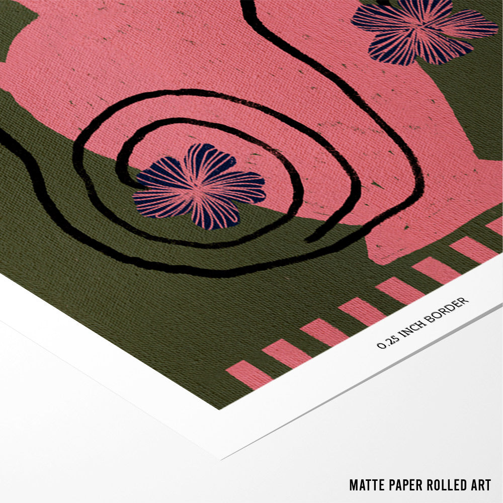 Out of Vase Canvas Painting - XS / Matte Paper / Rolled Art - Nook At You