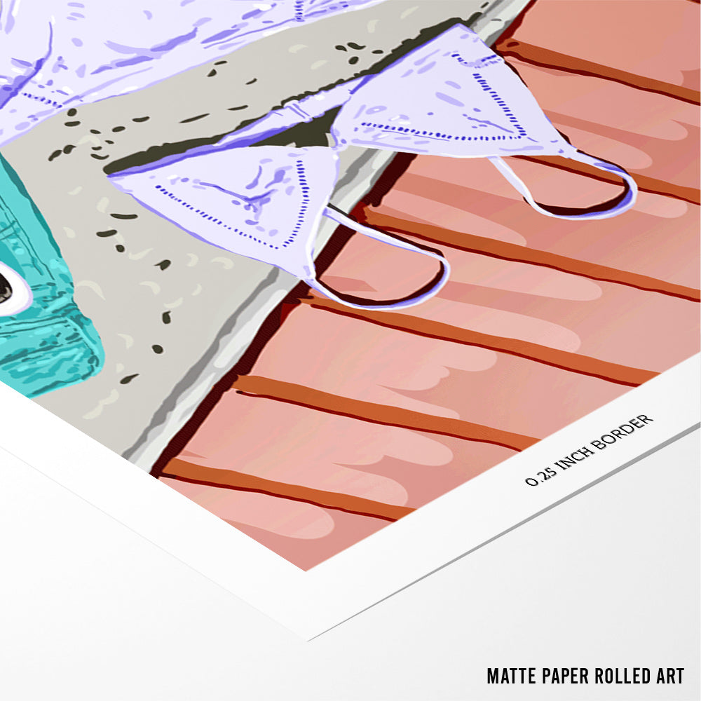 Summer On My Mind Bedroom Wall Art - XS / Matte Paper / Rolled Art - Nook At You