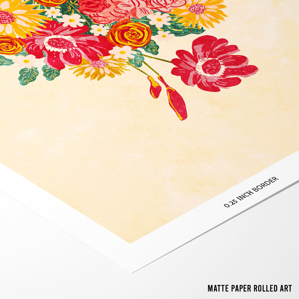 Where Flowers Grow Botanical Wall Art - XS / Matte Paper / Rolled Art - Nook At You