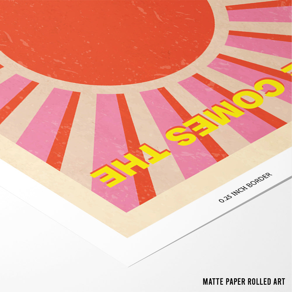 Sunshine Art Print - XS / Matte Paper / Rolled Art - Nook At You