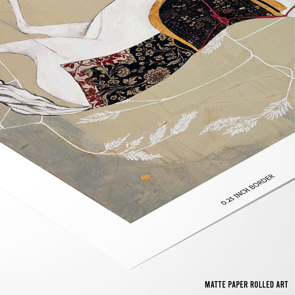 Equestrian Elegance Wall Art Poster - XS / Matte Paper / Rolled Art - Nook At You