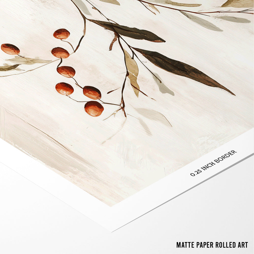 Earthen Grace Botanical Wall Art - XS / Matte Paper / Rolled Art - Nook At You