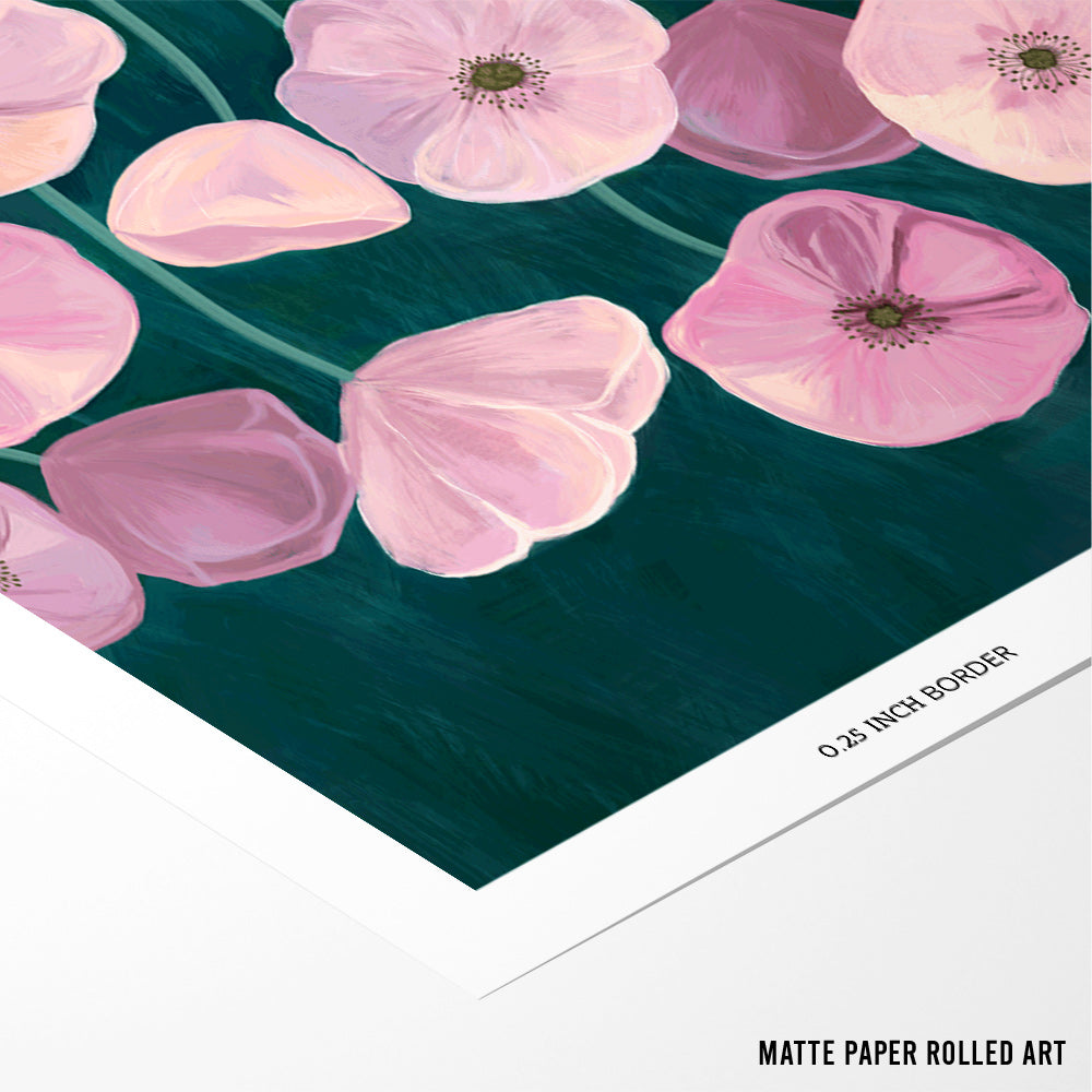 Whimsical Blossoms Wall Art Poster - XS / Matte Paper / Rolled Art - Nook At You