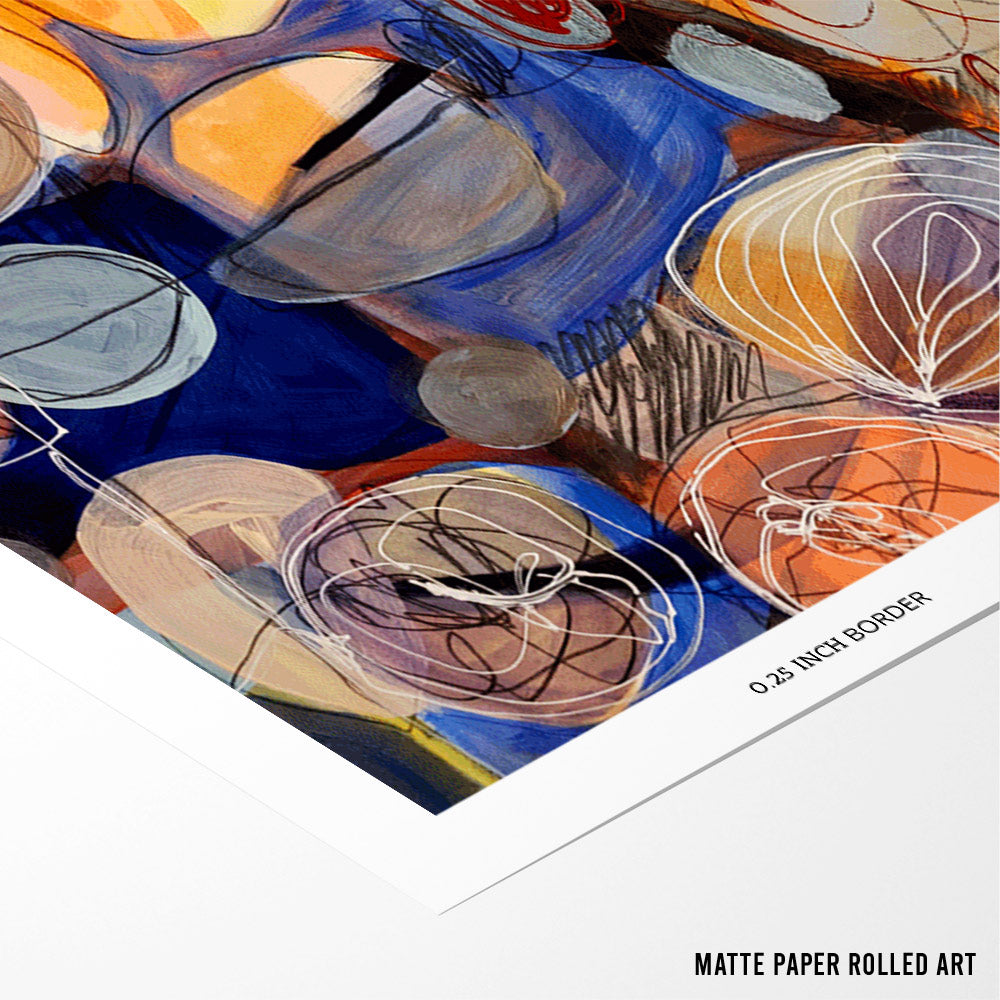 Dear Diary II Abstract Painting - XS / Matte Paper / Rolled Art - Nook At You