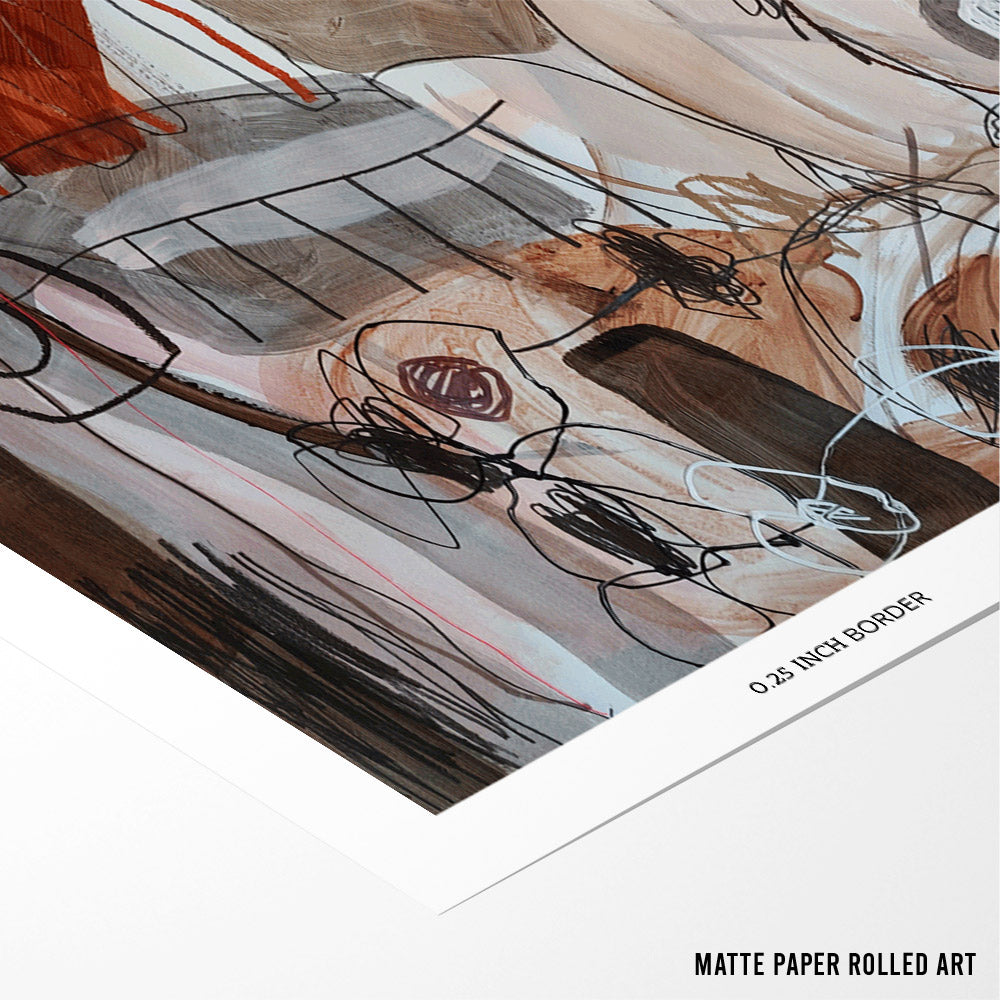 Autumn Flowers Aesthetic Wall Art - XS / Matte Paper / Rolled Art - Nook At You