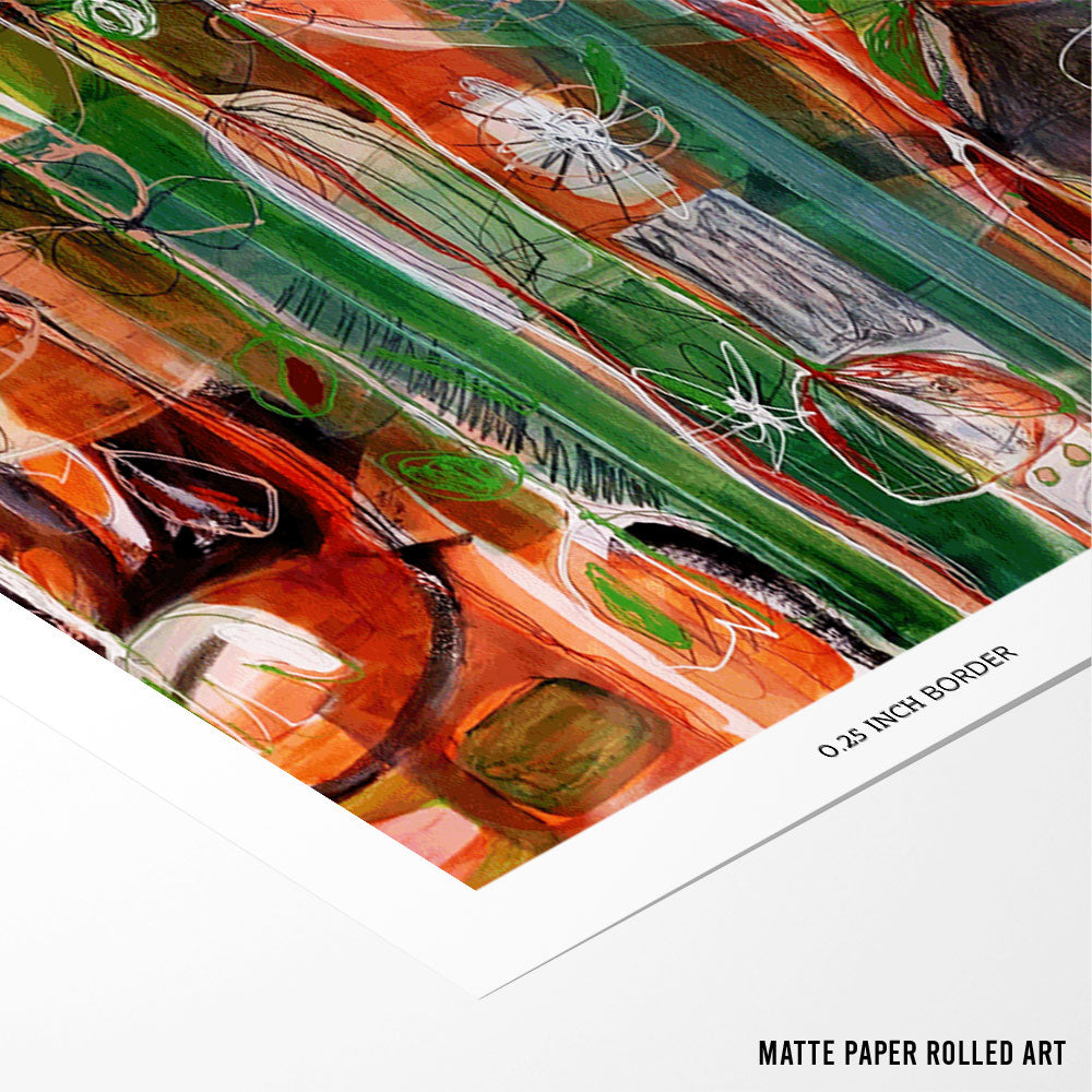 Jardin Tropical I Canvas Painting - XS / Matte Paper / Rolled Art - Nook At You