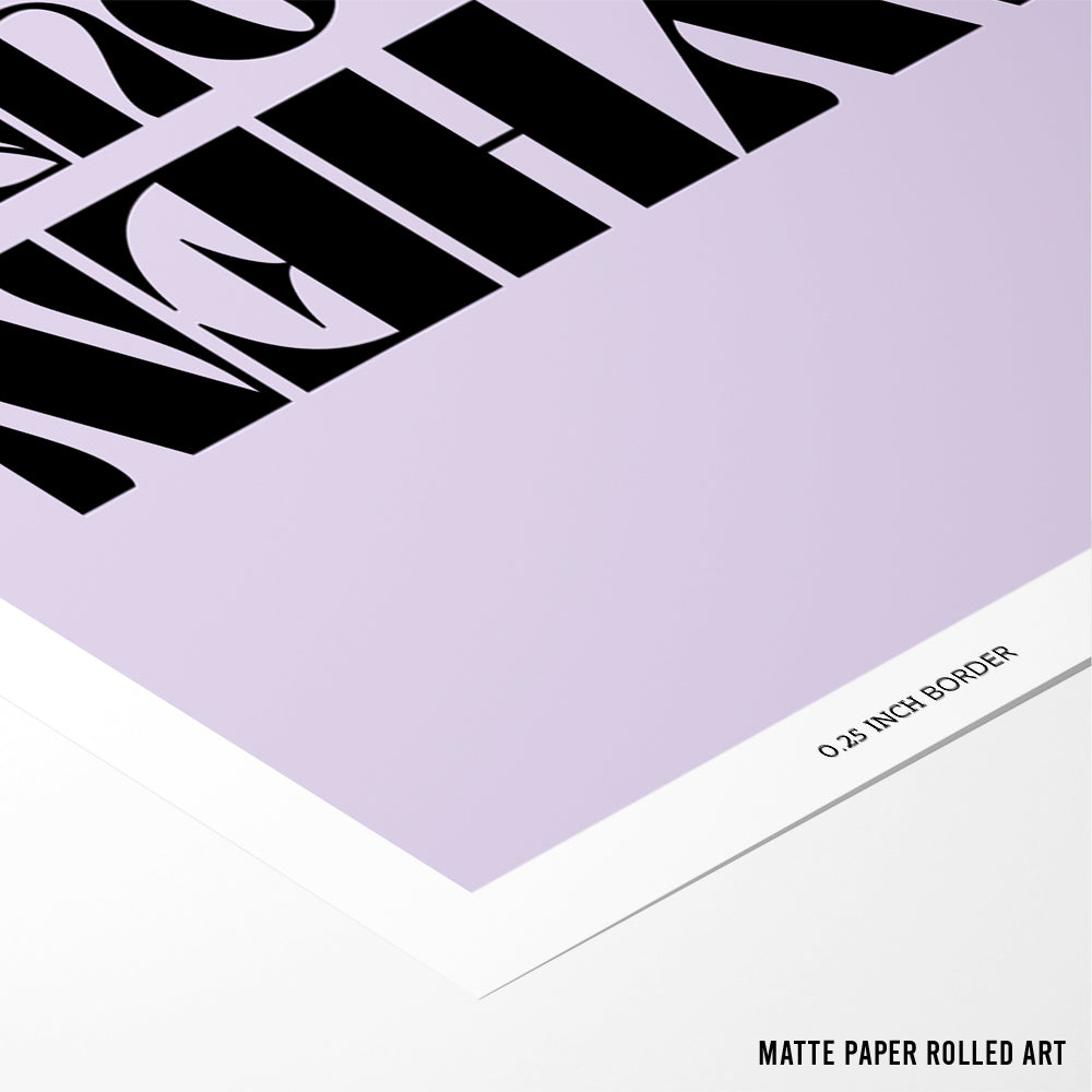 Dance Away Doubts Wall Art Poster - XS / Matte Paper / Rolled Art - Nook At You