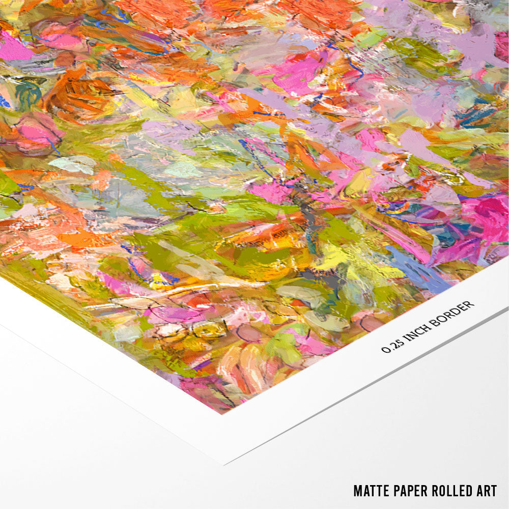 Vibrant Whispers Art Print - XS / Matte Paper / Rolled Art - Nook At You