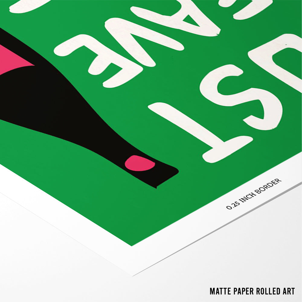 Leave the Bottle Quotes Wall Art - XS / Matte Paper / Rolled Art - Nook At You