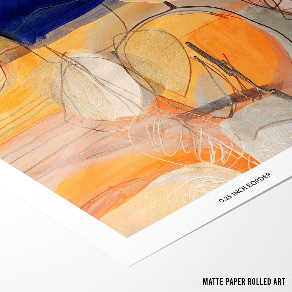 Dear Diary IV Abstract Art - XS / Matte Paper / Rolled Art - Nook At You