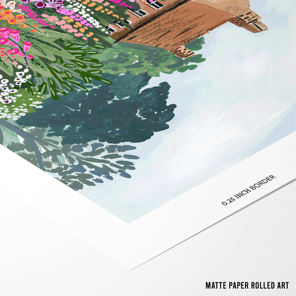 Lush Garden Landscape Wall Art - 5XL / Canvas / Rolled Art - Nook At You