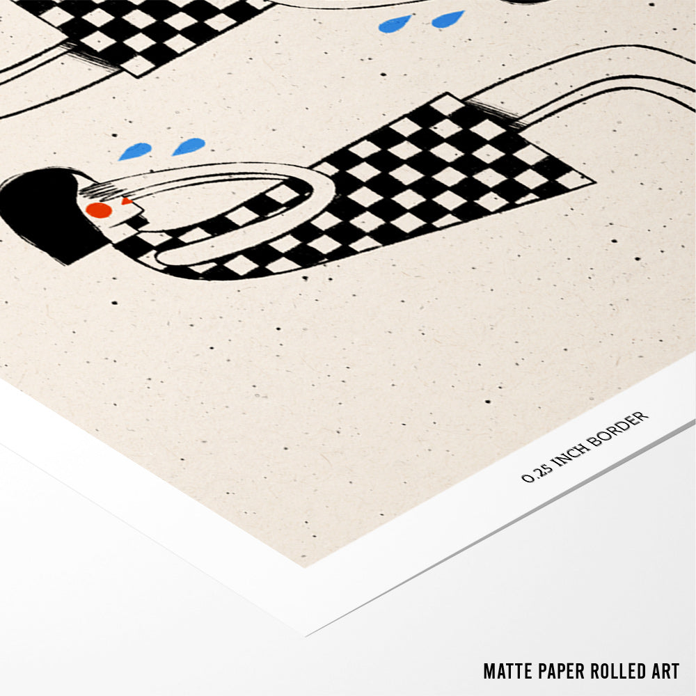 Cover Me Wall Art Print - XS / Matte Paper / Rolled Art - Nook At You