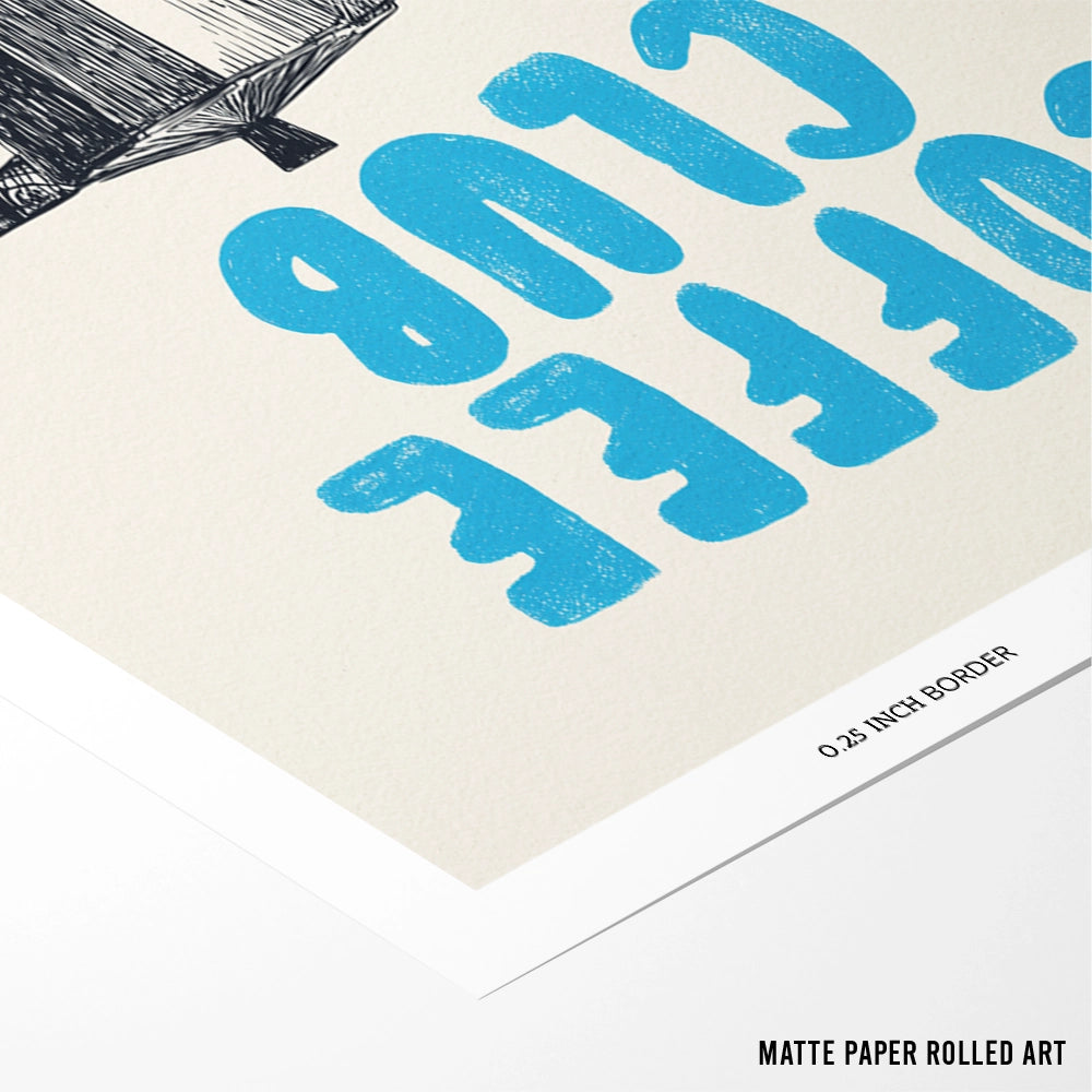 Coffee Club Dining Room Wall Art - XS / Matte Paper / Rolled Art - Nook At You