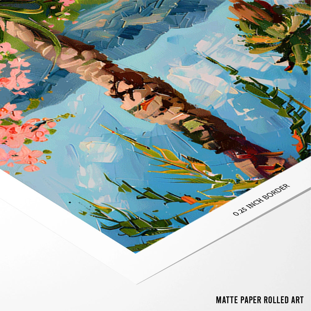 Picturesque Villa Landscape Painting - XS / Matte Paper / Rolled Art - Nook At You